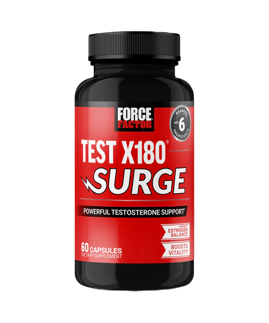 Test X180 Surge – Testosterone Support for Men | 60 Capsules