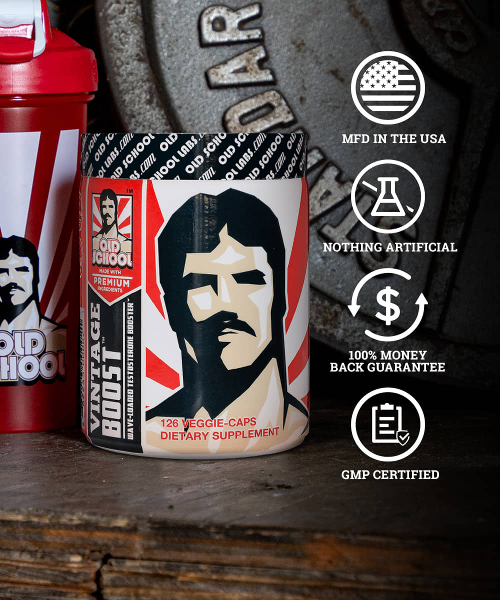 Vintage Boost – Testosterone Booster | 126 Capsules