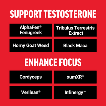Test X180 Surge – Testosterone Support for Men | 60 Capsules